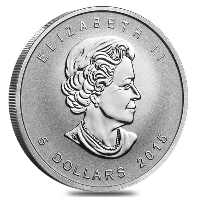 Roll of 25 - 2015 1 oz Canadian Silver Maple Leaf Lunar Sheep Privy