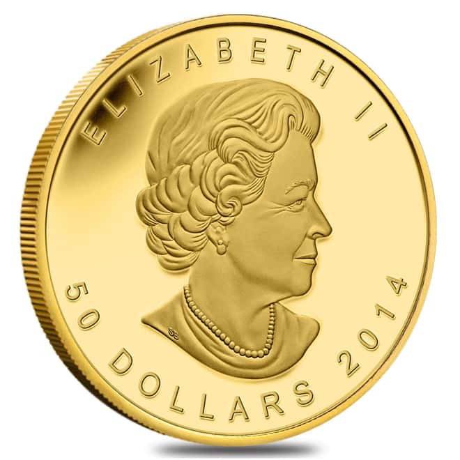 Five Blessings 2014 1 oz Gold Canadian Coin 