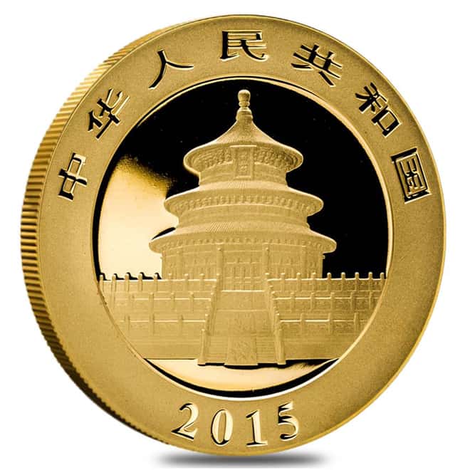 2015 1/20 oz Chinese Gold Panda (Sealed)