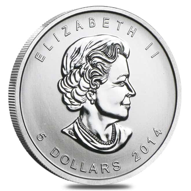 Five Blessings 2014 1 oz Silver Canadian Coin