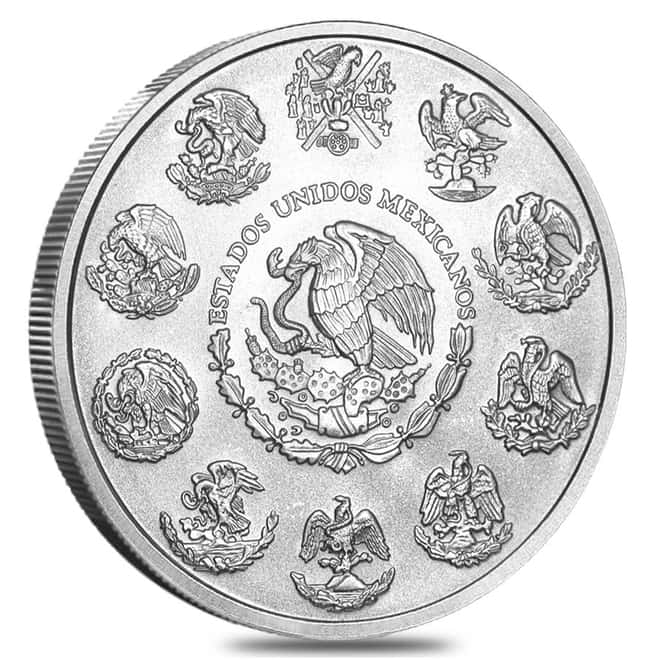 Roll of 25 - 2014 1 oz Mexican Silver Libertad Coin