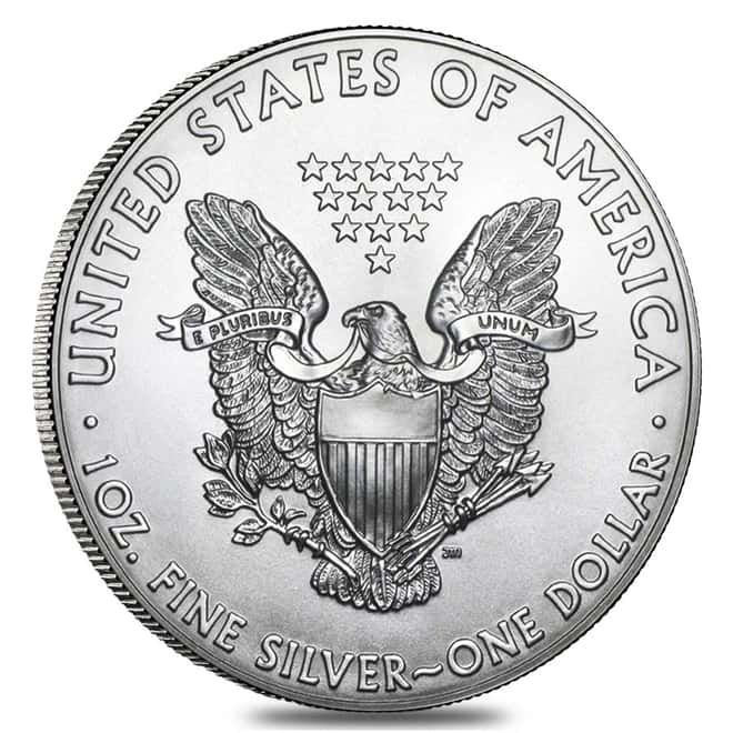 2014 1 oz Silver Eagle Gem Brilliant Uncirculated (500-Coin Mint Sealed Monster Box)
