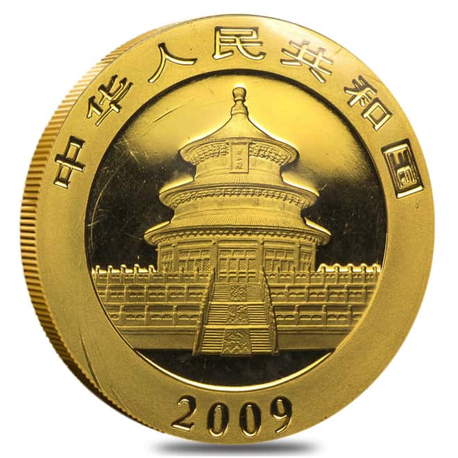 2009 1 oz Gold China Panda 500 Yuan Coin (Sealed)