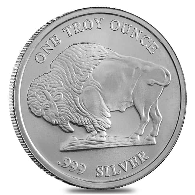 Buffalo Design Republic Metals 1 oz. .999 Fine Silver Round (RMC)
