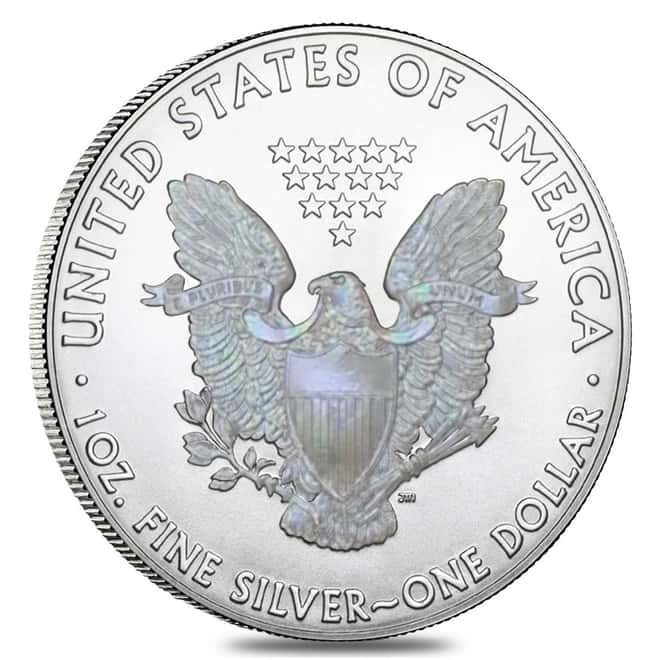 1 oz Silver American Eagle $1 Holographic Coin (Random Year)