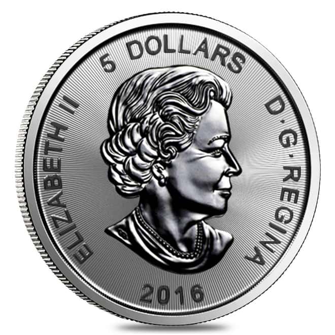 2016 1 oz Canadian Silver Cougar Predator Series $5 Coin .9999 Fine Silver