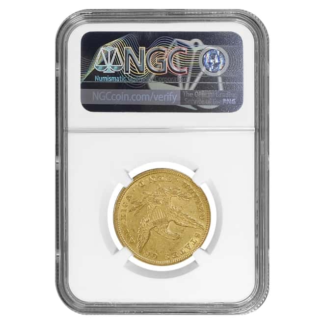 1847 O $10 Liberty Head Gold Eagle Coin NGC AU Details