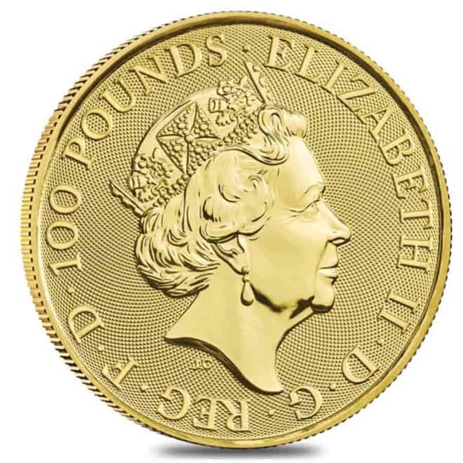 2021 Great Britain 1 oz Gold Music Legends David Bowie Coin .9999 Fine BU