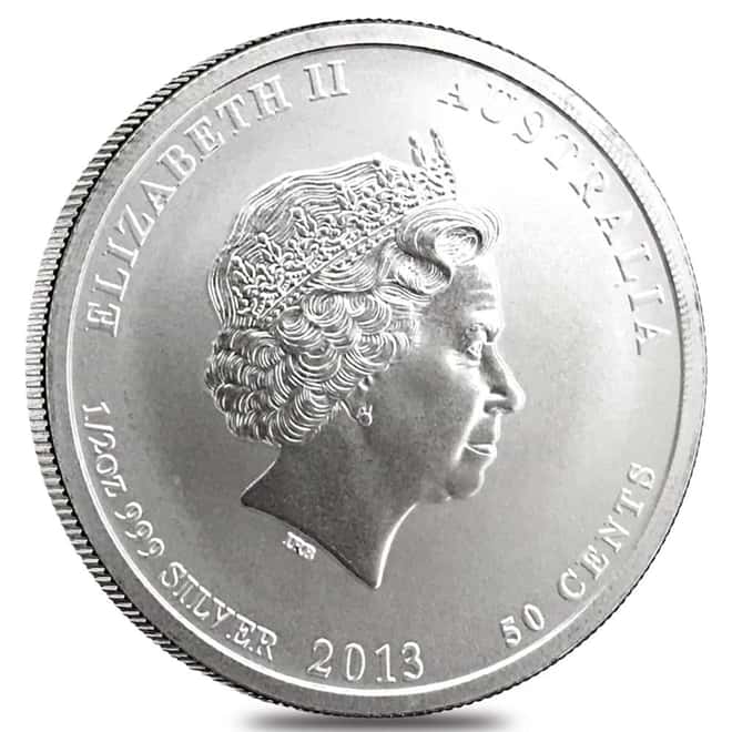 2013 Australia 1/2 oz Silver War in the Pacific Coin Perth Mint .999 Fine BU