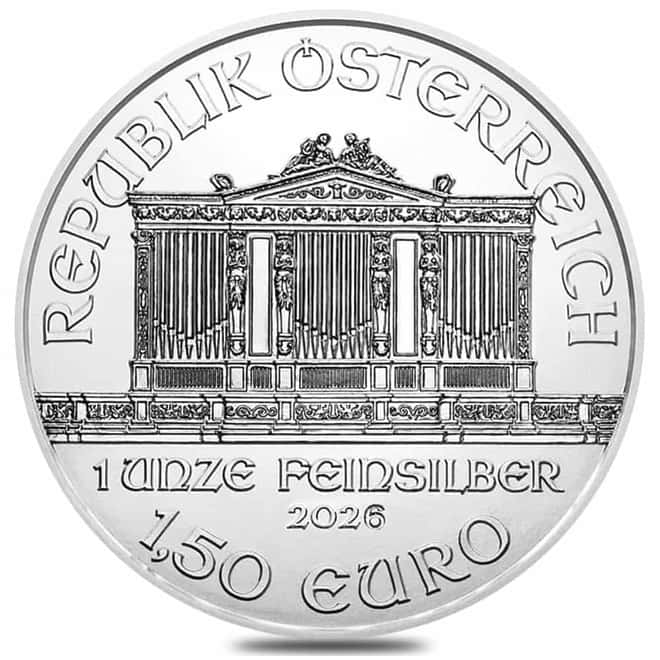 2026 1 oz Austrian Silver Philharmonic Coin BU