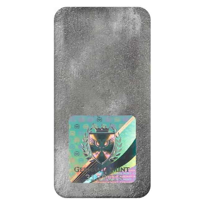 1/2 Kilo Germania Mint Silver Bar .9999 Fine (500 gram)