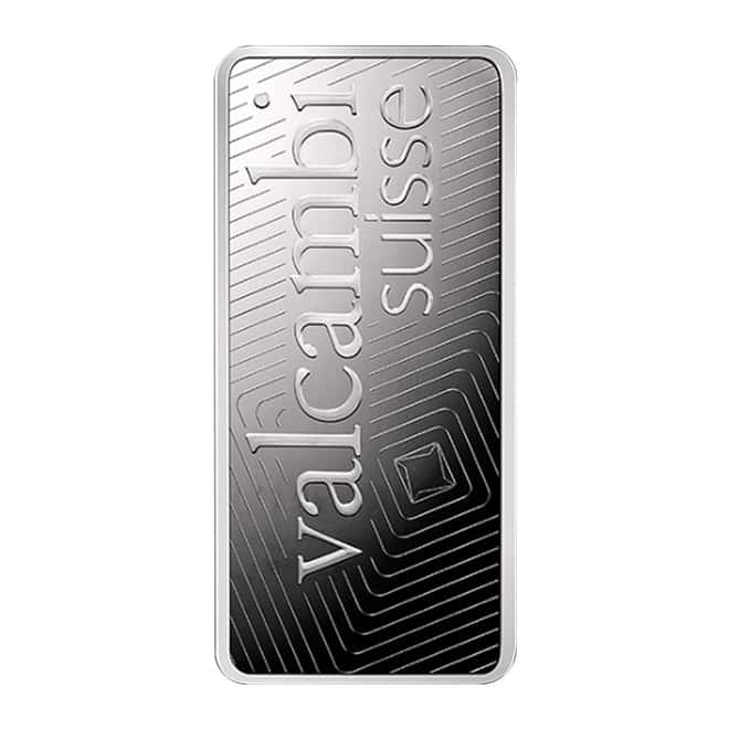 1/2 kilo Platinum Bar - Valcambi Suisse .9995 Fine (w/ Assay)