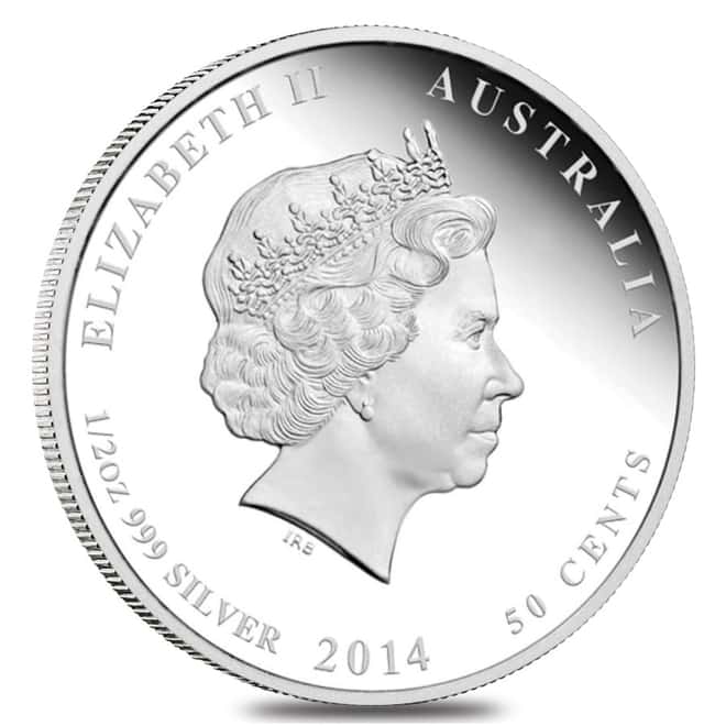 2014 3.5 oz Proof Silver Lunar Year of The Horse Australian Perth Mint 3-Coin Set (w/Box & COA)