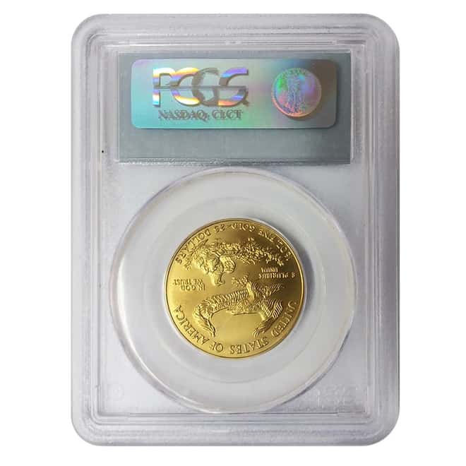 2006-W 1/2 oz $25 Burnished Gold American Eagle PCGS MS 70