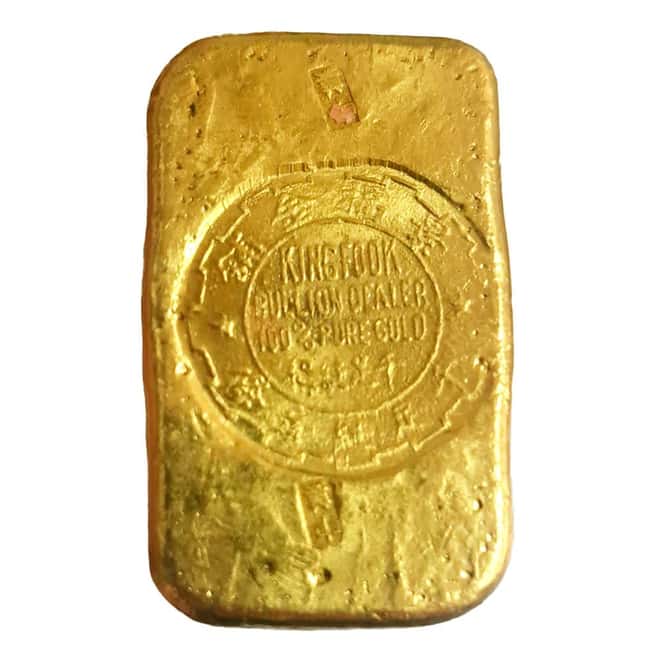 1.2057 oz Chinese King Fook Tael Bar .9999 Fine Gold