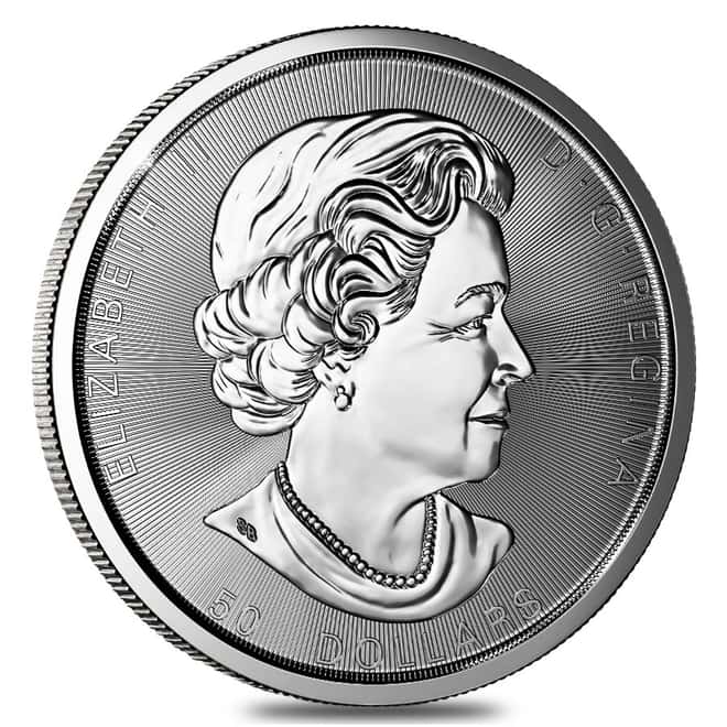 2017 10 oz Canadian Magnificent Silver Maple Leaf .9999 Fine $50 Coin BU