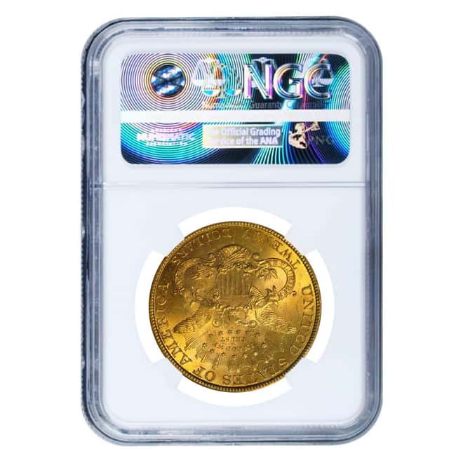 1898 S $20 Liberty Head Double Eagle Gold Coin NGC AU 58