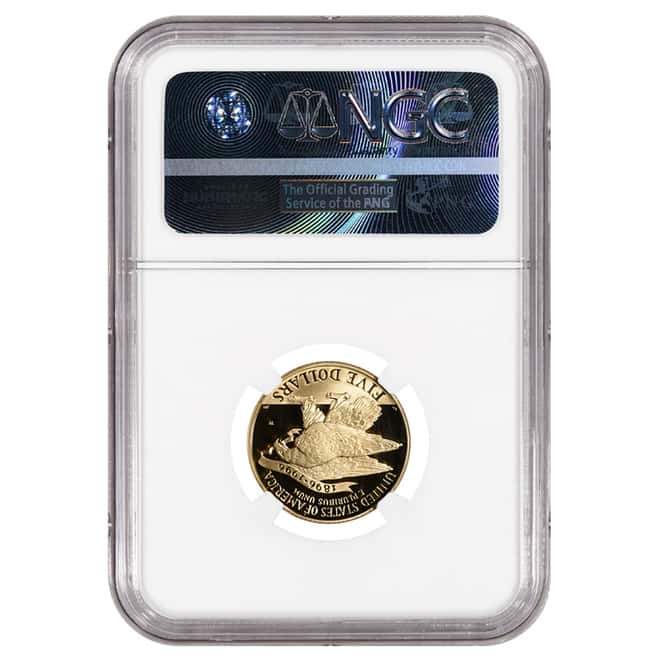 1995 W Gold $5 Commemorative Olympic Stadium NGC PF 70 UCAM