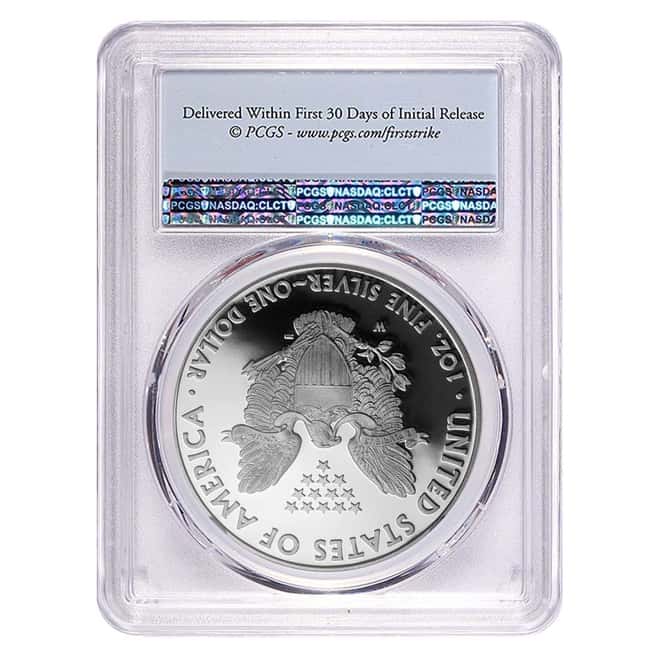 2017-W 1 oz Proof Silver American Eagle PCGS PF 69 DCAM First Strike