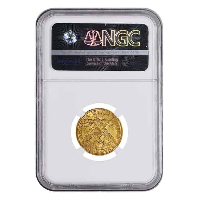1885 S $5 Liberty Head Gold Half Eagle Coin NGC AU 55