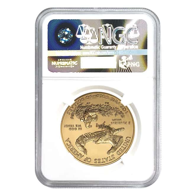 2012 1 oz $50 Gold American Eagle NGC MS 70 Early Releases