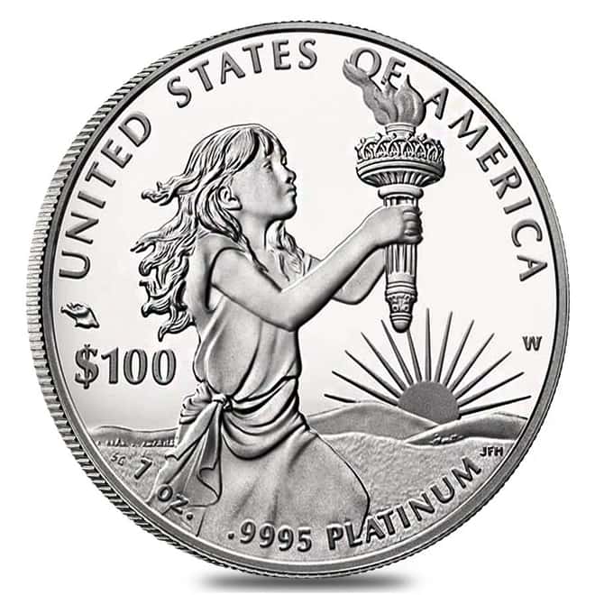2014-W 1 oz Platinum American Eagle Proof Coin (w/Box & COA)