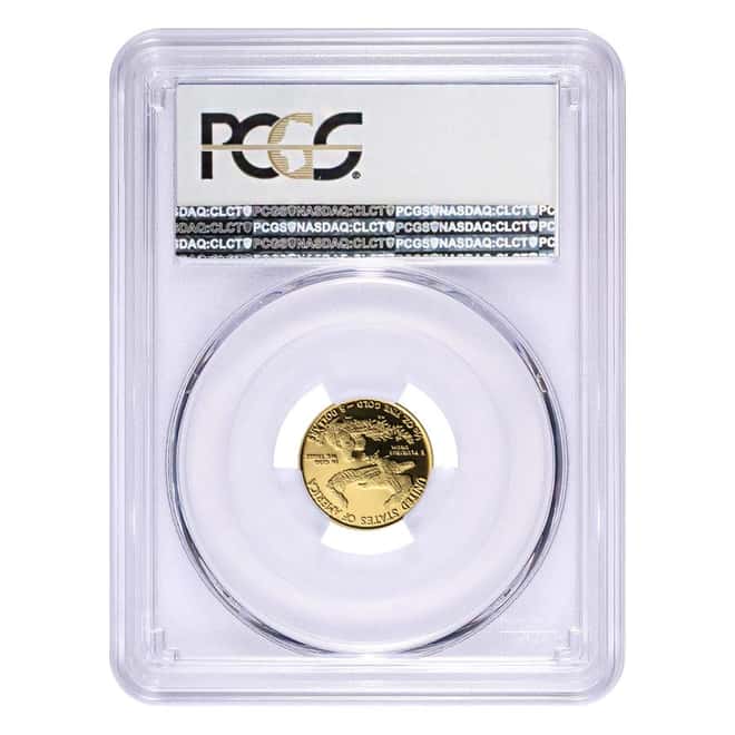 2017-W 1/10 oz $5 Proof Gold American Eagle PCGS PF 70 DCAM First Strike