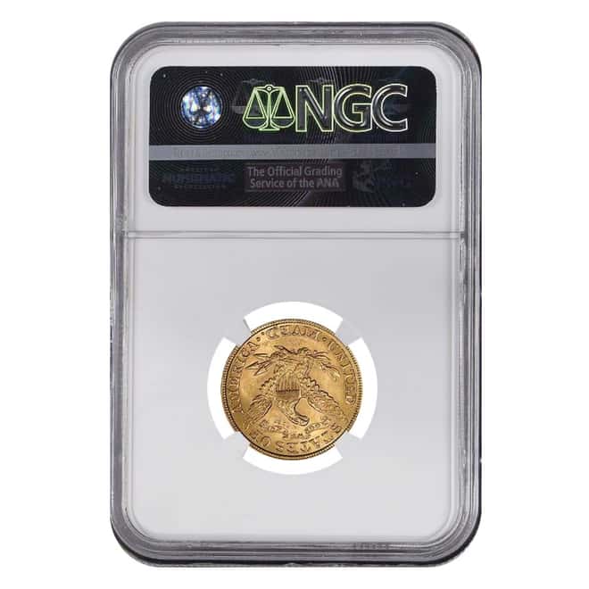 1900 $5 Liberty Head Half Eagle Gold Coin NGC MS 61