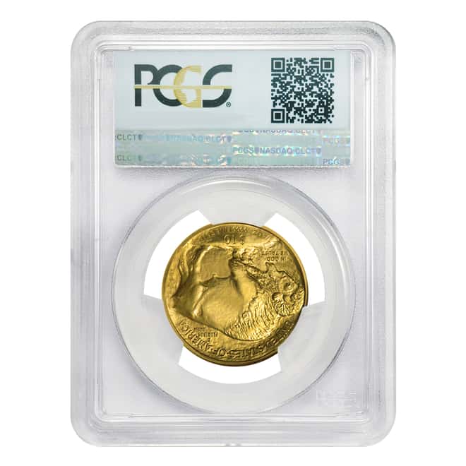 2008-W 1/4 oz Burnished Gold Buffalo $10 Coin PCGS SP 64