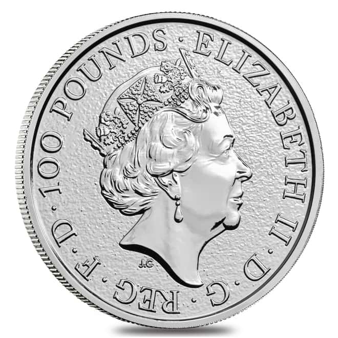 2017 Great Britain 1 oz Platinum Queen's Beasts (Lion) Coin .9995 Fine BU