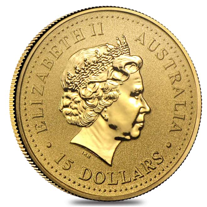 1999 1/10 oz Gold Lunar Year of The Rabbit BU Australia Perth Mint 