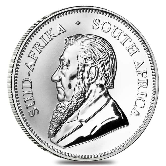 2017 South Africa 1 oz Silver Krugerrand Premium Uncirculated (50th Annv. Privy)