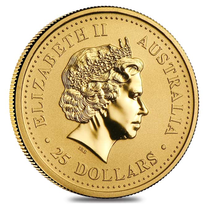 2002 1/4 oz Gold Lunar Year of The Horse BU Australia Perth Mint