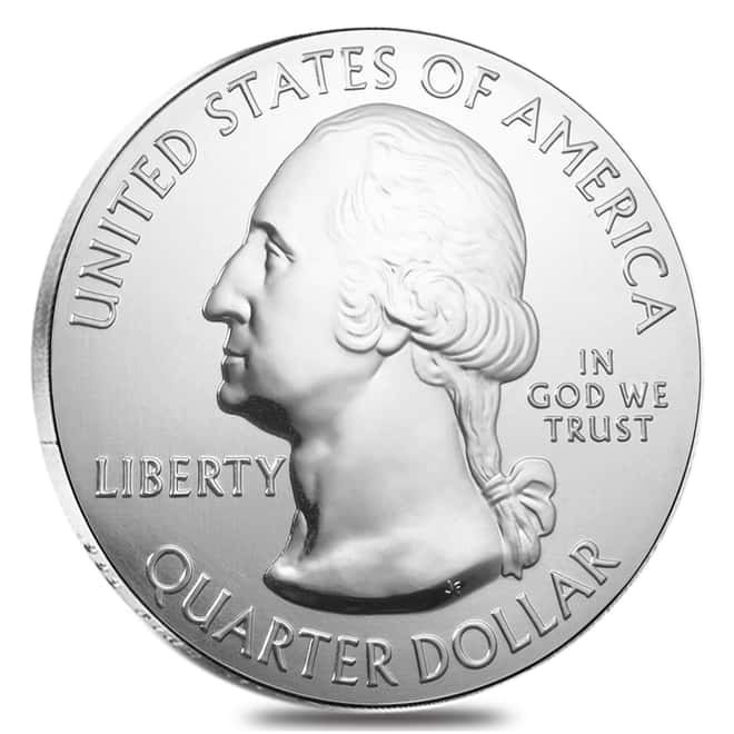 2017 5 oz Silver America the Beautiful ATB Missouri Ozark National Scenic Riverways Coin