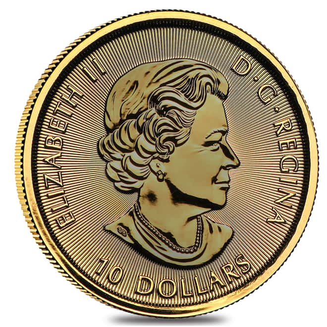 2016 1/4 oz $10 Canadian Gold White Falcon .9999 Fine BU (Sealed)