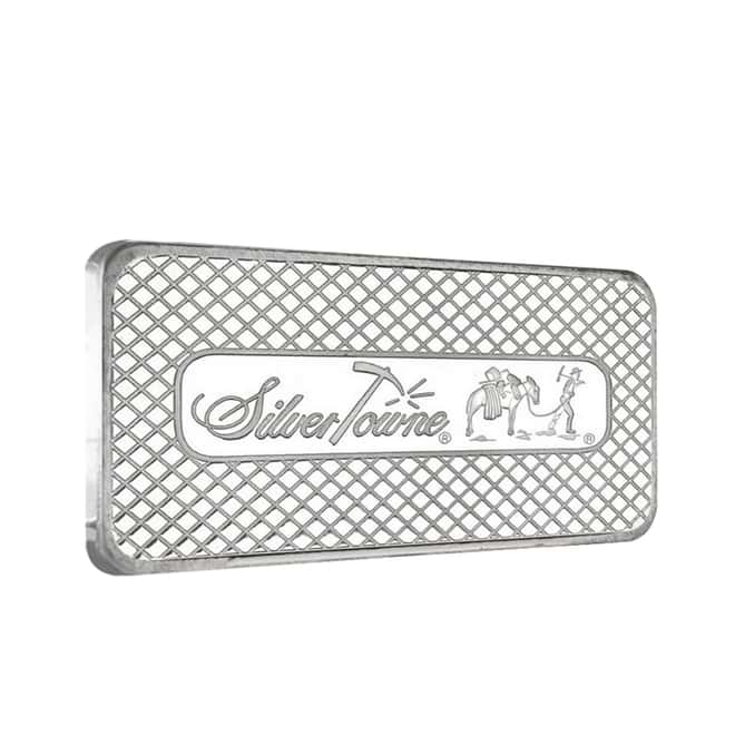 10 oz SilverTowne Prospector Silver Bar .999 Silver (Sealed)