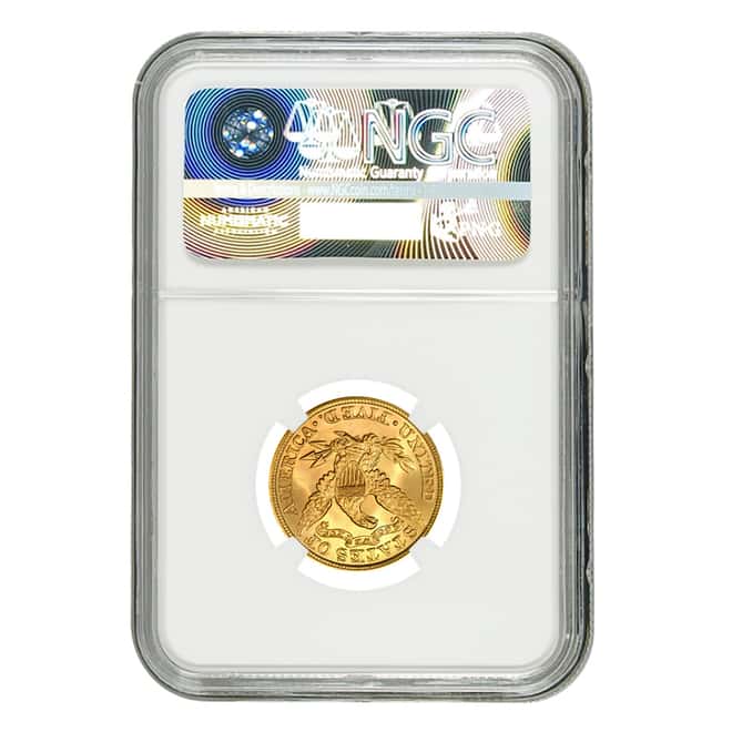 1895 $5 Liberty Head Half Eagle Gold Coin NGC MS 62