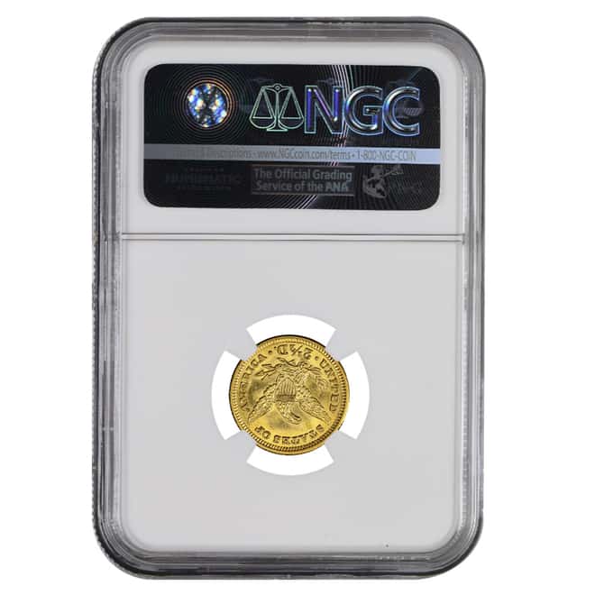 1907 $2.5 Liberty Head Quarter Eagle Gold Coin NGC MS 63