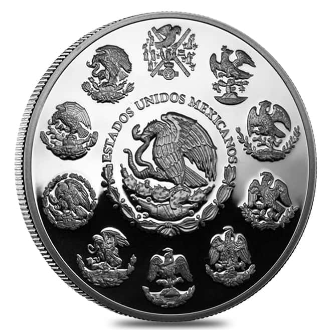 2016 5 oz Mexican Silver Libertad Coin .999 Fine Proof (In Cap)
