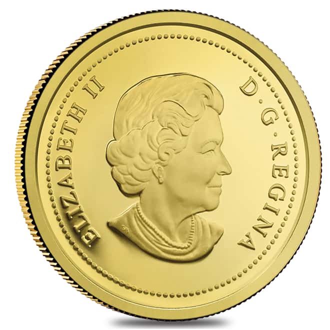 2012 Canada 1/10 oz $5 Queen's Diamond Jubilee Proof Gold Coin .9999 Fine (w/Box & COA)