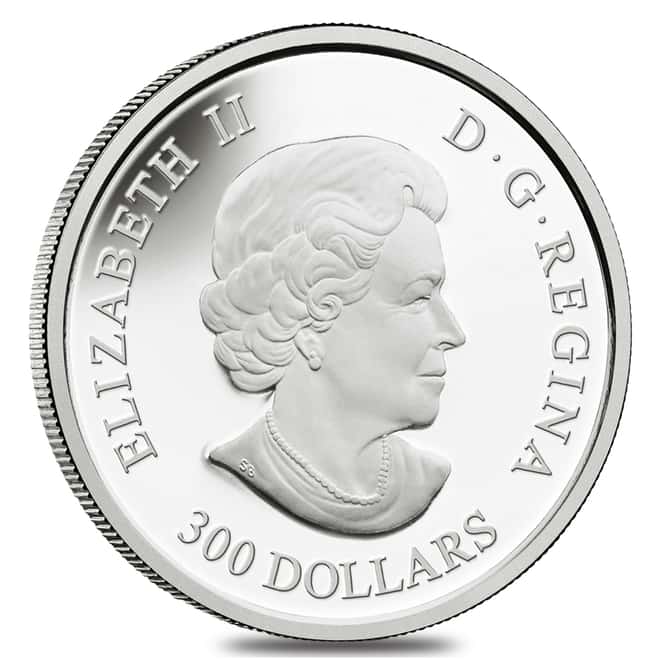 2015 1 oz Platinum Canadian White-Tailed Deer $300 Proof Coin (w/Box & COA)
