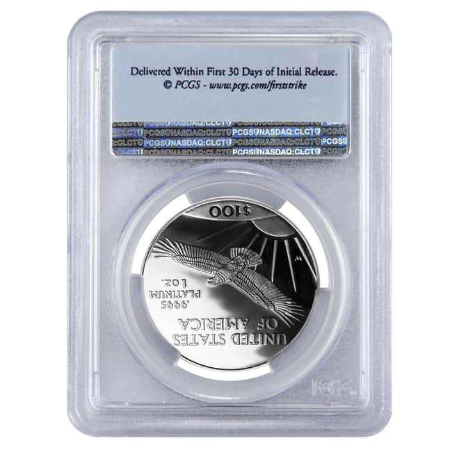 2017-W 1 oz Platinum American Eagle Proof Coin PCGS PF 69 DCAM First Strike - 20th Anniversary