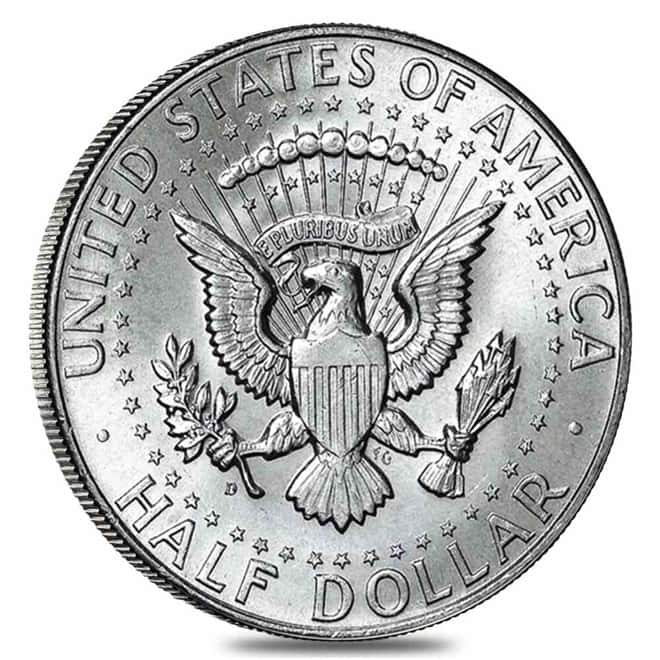 $1 Face Value - 40% Silver Kennedy Half Dollars 50c