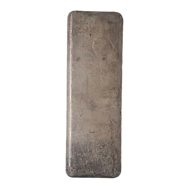 100 oz Johnson Matthey Mocatta Metals Corp Silver Vintage Bar .999+ Fine