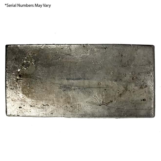 100 oz Engelhard Silver Vintage Bar .999+ Fine (2nd Series 6-digit Serial Variation)