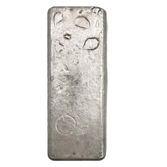 100 oz Johnson Matthey Bache Silver Bar .999+ Fine