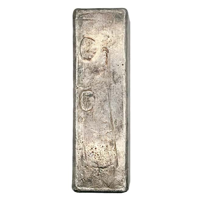 100 oz Johnson Matthey & Mallory Silver Bar .999+ Fine