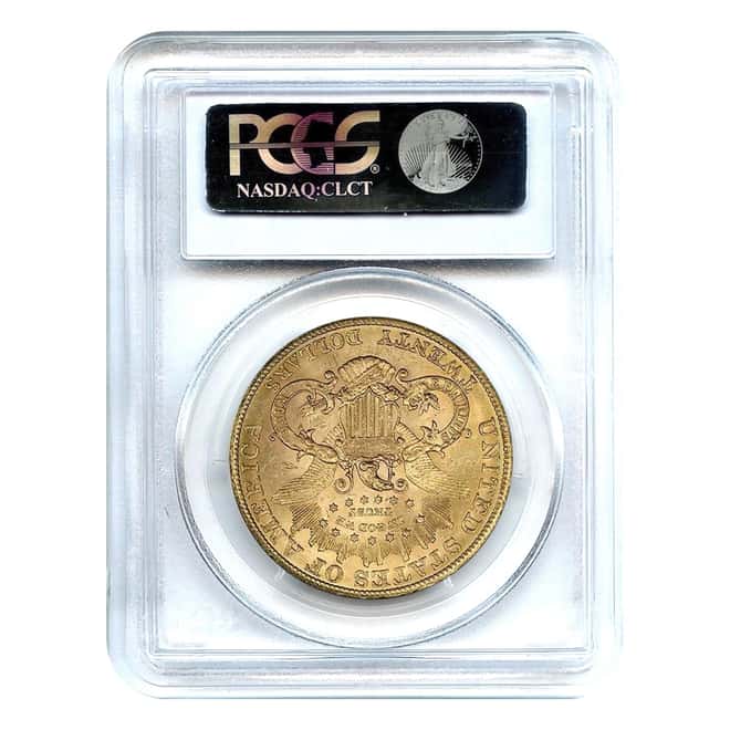 $20 Gold Double Eagle Liberty Head PCGS MS 60 (Random Year)