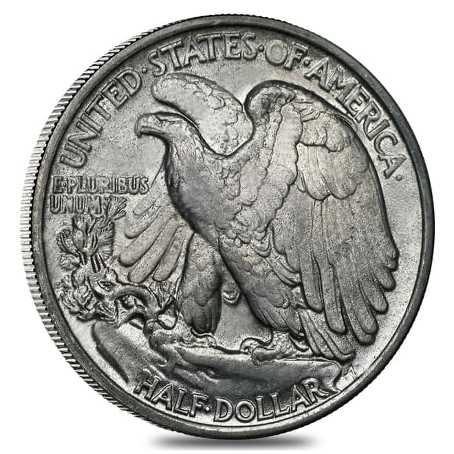 1934 Walking Liberty Half Dollar 90% Silver AU