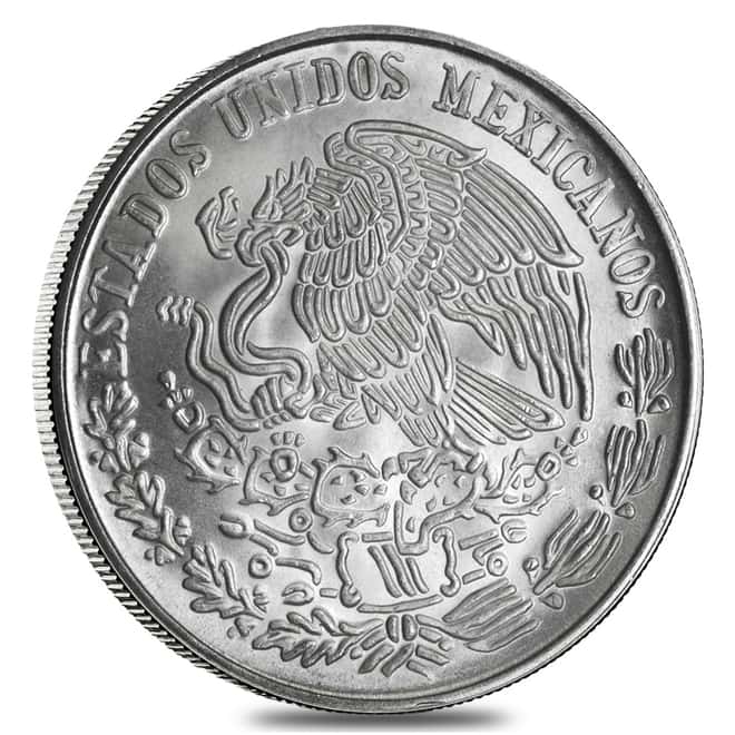 Mexico Silver 100 Pesos AU/BU ASW .643 oz (1977-1979, Random Year)